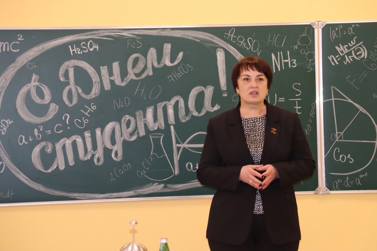 Сегодня Татьяна Круглякова присутствовала на празднике посвященному Дню студента в Чернянском агромеханическом техникуме