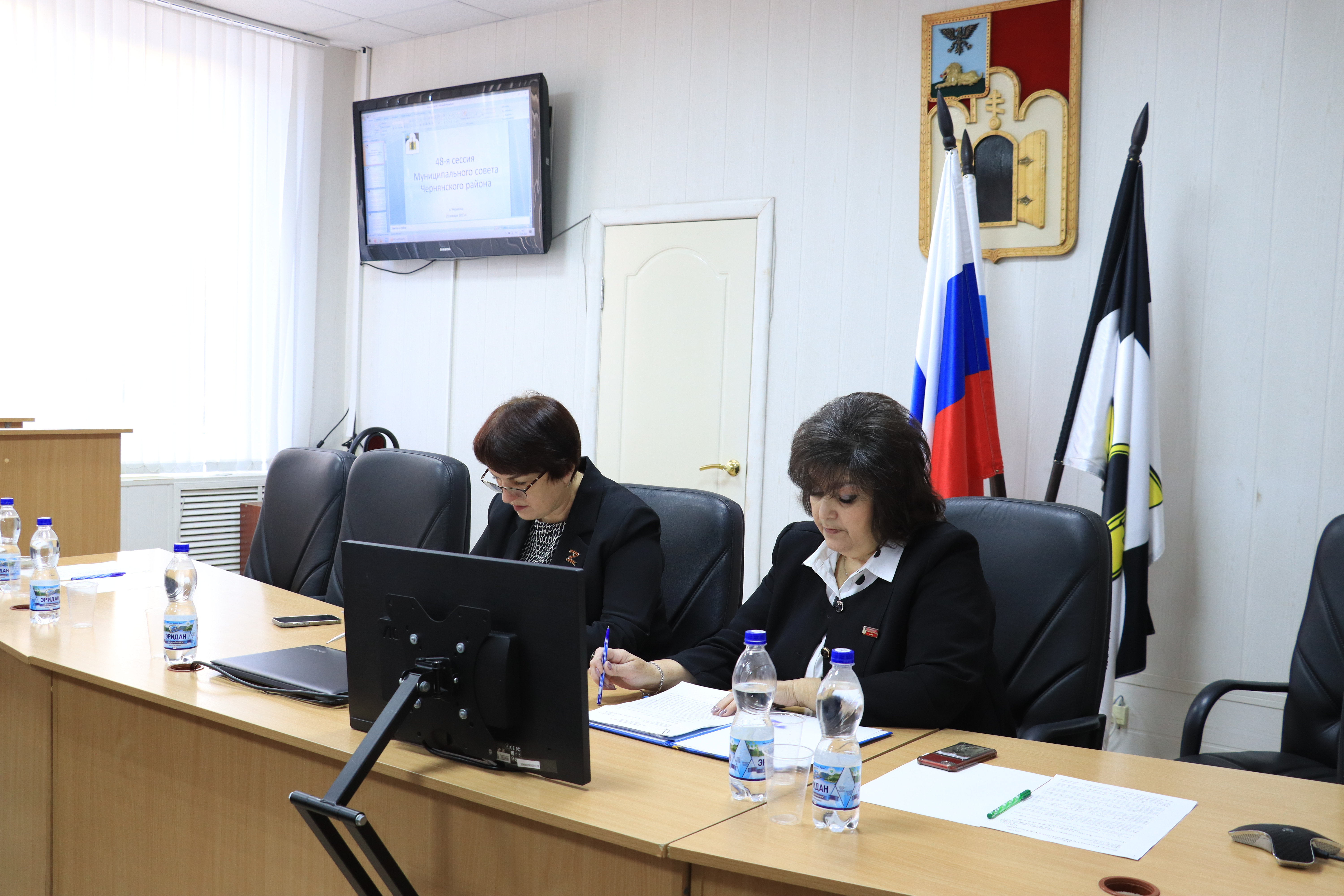 Сегодня состоялась 48-я сессия Муниципального совета Чернянского района