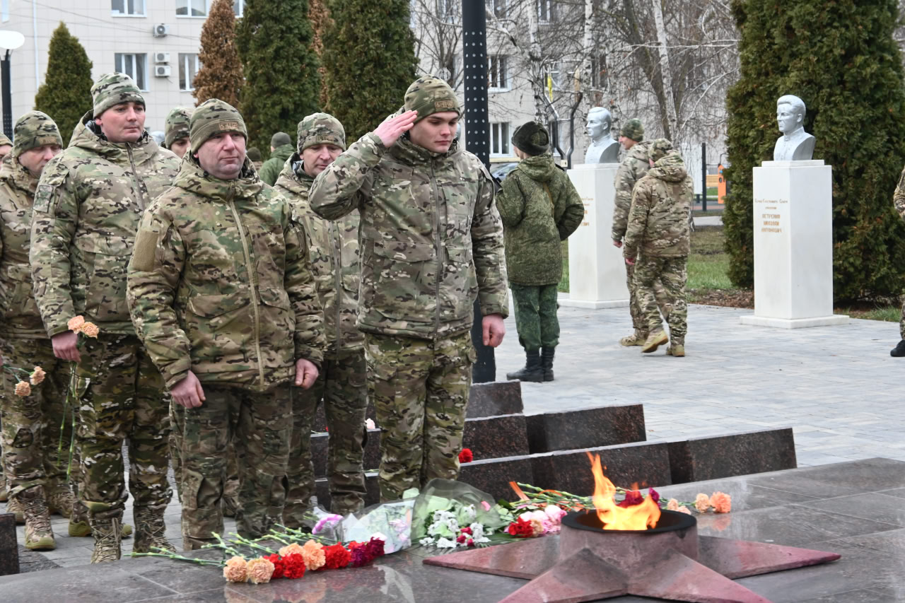 Торжественное мероприятие, посвященное празднованию 324-й годовщины со Дня образования Инженерных войск Российской Федерации, прошло сегодня в посёлке Чернянка..