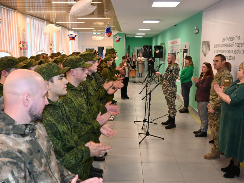 В Чернянском агромеханическом техникуме состоялось торжественное открытие филиала  Центра военно-спортивной подготовки и патриотического воспитания молодежи «ВОИН».