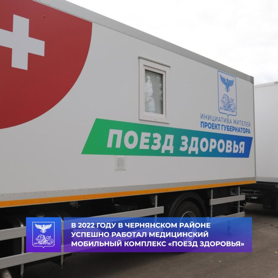 с 12 по 16 декабря на территории села Волотово будет работать медицинский мобильный комплекс «Поезд здоровья».
