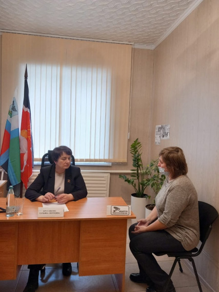 Сегодня Татьяна Петровна провела очередной выездной прием граждан в Большанском сельском поселении.