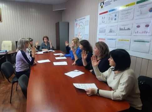 Заседание Чернянской территориальной избирательной комиссии.