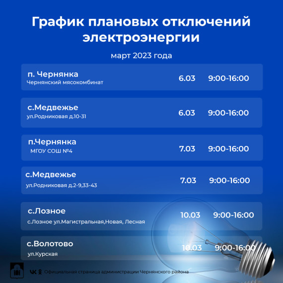 График плановых отключений электроэнергии. График плановых отключений электроэнергии.
