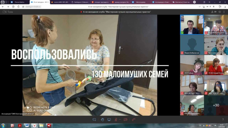 В рамках проекта Ассоциации «Территория лидерства» 13 апреля состоялось заседание клуба «Мастерская лучших муниципальных практик». В рамках проекта Ассоциации «Территория лидерства» 13 апреля состоялось заседание клуба «Мастерская лучших муниципальных практик».