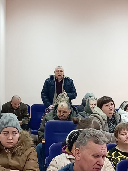 Сегодня прошла очередная встреча с жителями села Большое и села Андреевка, тем самым мы подвели итоги уходящего года.